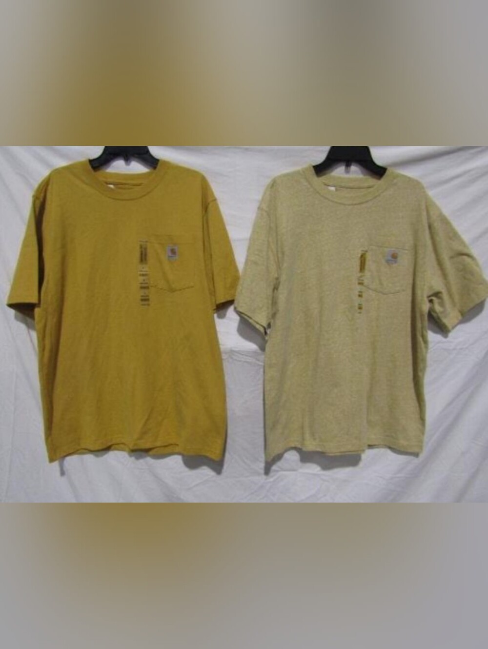 Carhartt Short Sleeve Pocket Tees 2PCS Value Lot Size L- New